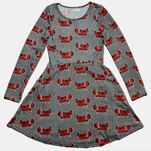 L.A. Soul Fox Long Sleeve Sweater Dress Sz S
